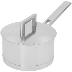 DEMEYERE Saucepans*1.1 Qt Sauce Pan With Double Walled Lid, 18/10 Stainless Steel Silver