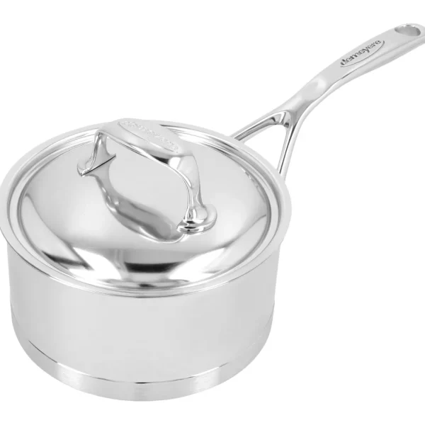 DEMEYERE Saucepans*1.6 Qt Sauce Pan With Lid, 18/10 Stainless Steel Silver