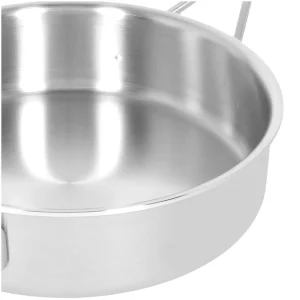 DEMEYERE Saute Pans*3 Qt Saute Pan With Helper Handle And Lid, 18/10 Stainless Steel Silver