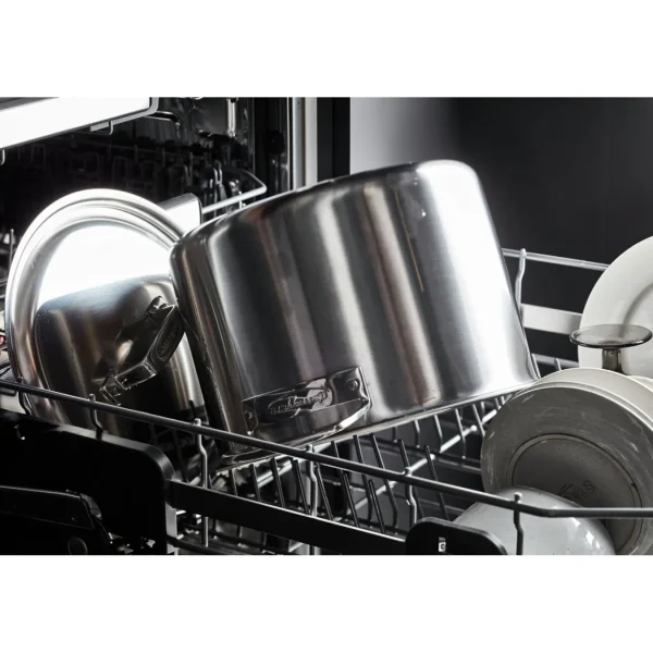 DEMEYERE Stock Pots*8 Qt Stock Pot, 18/10 Stainless Steel Silver