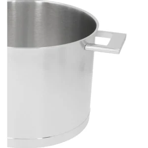 DEMEYERE Stock Pots*8.5 Qt Stock Pot With Double Walled Lid, 18/10 Stainless Steel Silver