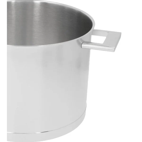 DEMEYERE Stock Pots*8.5 Qt Stock Pot With Double Walled Lid, 18/10 Stainless Steel Silver