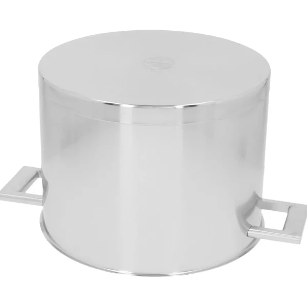 DEMEYERE Stock Pots*8.5 Qt Stock Pot With Double Walled Lid, 18/10 Stainless Steel Silver