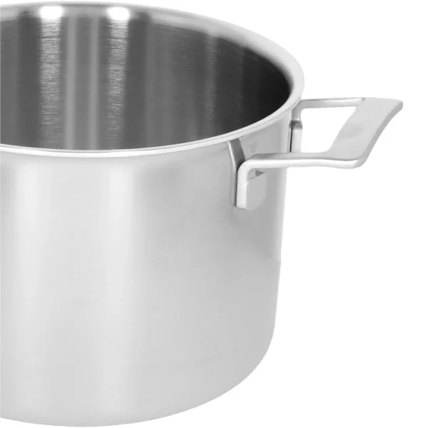 DEMEYERE Stock Pots*8.5 Qt Stock Pot With Lid, 18/10 Stainless Steel Silver