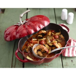 STAUB Specialty Cookware*3 Qt, Tomato, Cocotte, Cherry