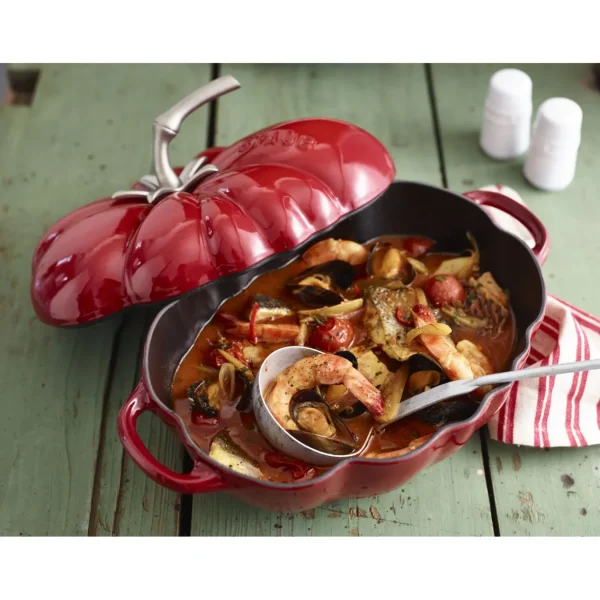 STAUB Specialty Cookware*3 Qt, Tomato, Cocotte, Cherry