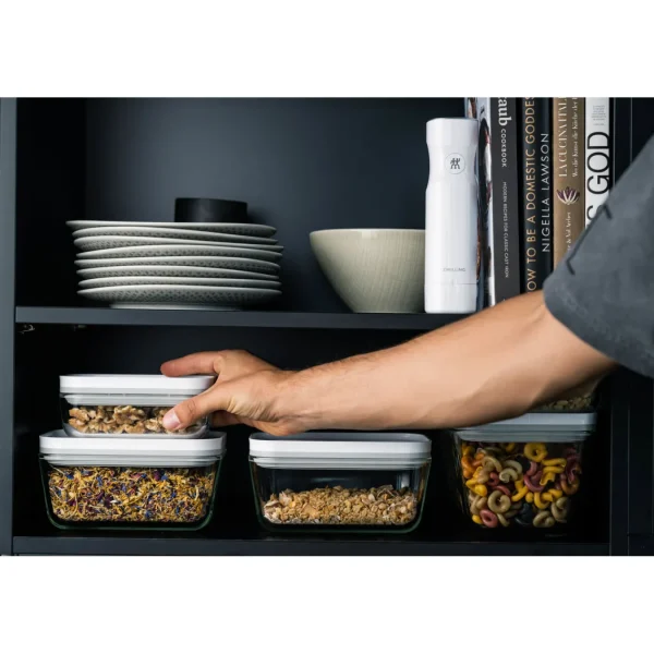 ZWILLING Vacuum Seal Containers*Small Vacuum Container, Glass, Grey