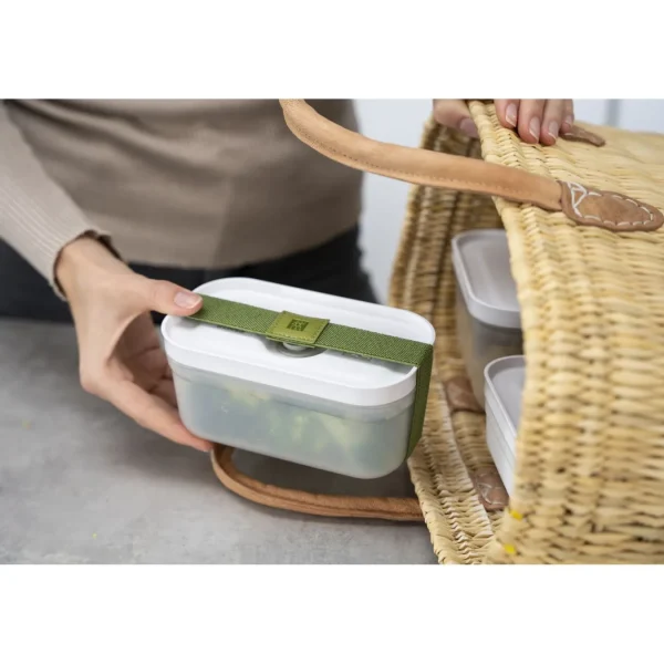ZWILLING Vaccum Lunch Boxes*Small Vacuum Lunch Box, Plastic, Semitransparent-Grey
