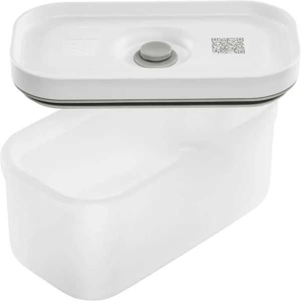 ZWILLING Vaccum Lunch Boxes*Small Vacuum Lunch Box, Plastic, Semitransparent-Grey