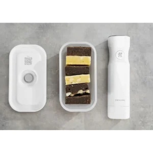 ZWILLING Vaccum Lunch Boxes*Small Vacuum Lunch Box, Plastic, Semitransparent-Grey