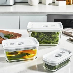 ZWILLING Vacuum Seal Containers*Small/Medium/Large / 3-Pc Vacuum Container Set, Grey