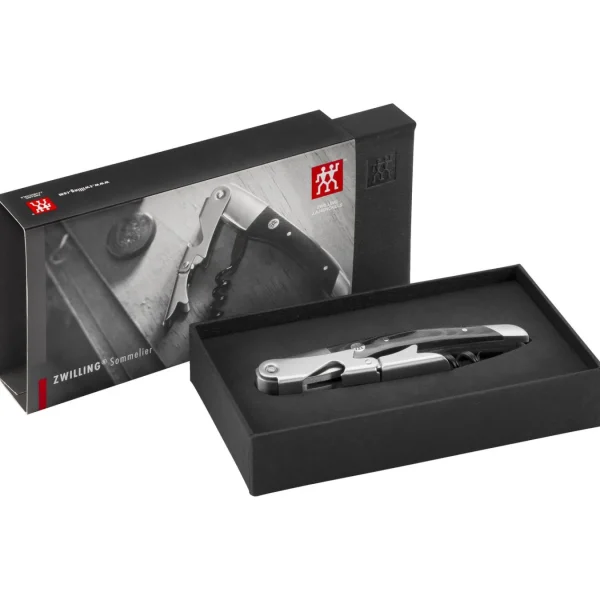 ZWILLING Wine Accessories*18/10 Stainless Steel, Classic Waiter'S Corkscrew With Micarta Handle Silver