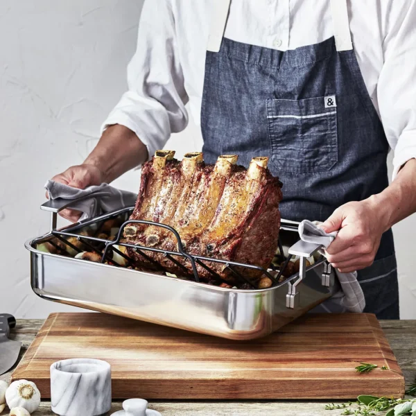 DEMEYERE Roasting Pans*Stainless Steel Roasting Pan Silver