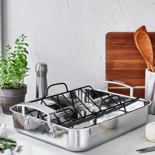 DEMEYERE Roasting Pans*Stainless Steel Roasting Pan Silver