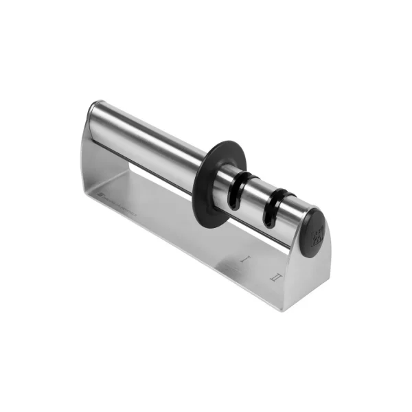 ZWILLING Knife Sharpeners*Twinsharp Duo Stainless Steel Handheld Knife Sharpener Silver