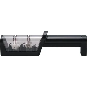 MIYABI Knife Sharpeners*Two-Stage Diamond/Ceramic Handheld Knife Sharpener Black Matte