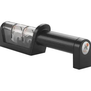 MIYABI Knife Sharpeners*Two-Stage Diamond/Ceramic Handheld Knife Sharpener Black Matte