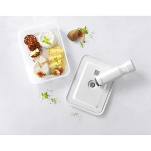 ZWILLING Vacuum Seal Containers*Vacuum Fridge Container, Plastic, Semitransparent-Grey