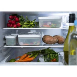 ZWILLING Vacuum Seal Containers*Vacuum Fridge Container, Plastic, Semitransparent-Grey