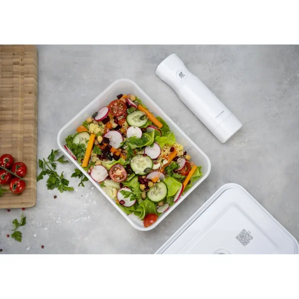 ZWILLING Vacuum Seal Containers*Vacuum Fridge Container, Plastic, Semitransparent-Grey