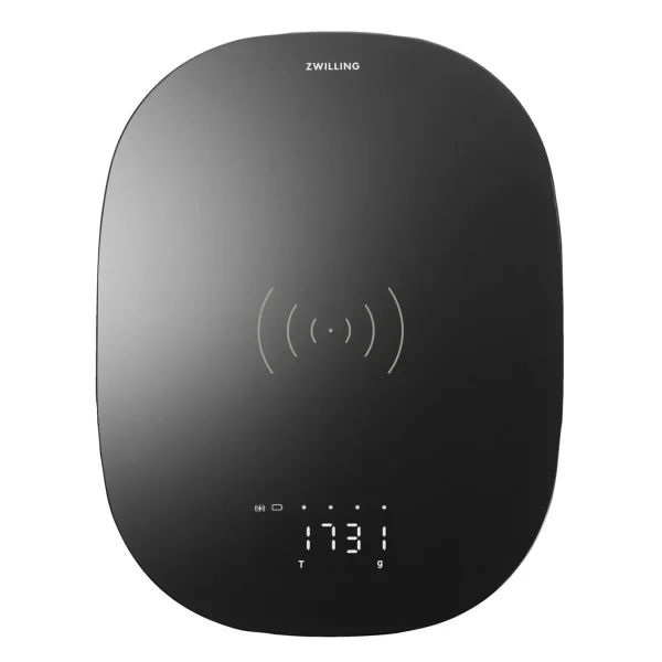 ZWILLING Food Scales*Wireless Charging Kitchen Scale - Black Black Matte