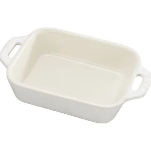 STAUB Baking Dishes*13-X 9.45 Inch, Rectangular, Baking Dish, Ivory-White