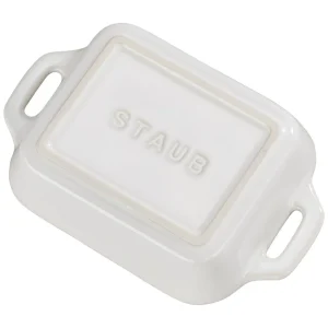 STAUB Baking Dishes*13-X 9.45 Inch, Rectangular, Baking Dish, Ivory-White