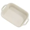 STAUB Baking Dishes*10.5-X 7.5-Inch, Rectangular, Baking Dish, Ivory-White